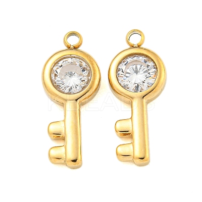 304 Stainless Steel Pendants STAS-L080-013G-1