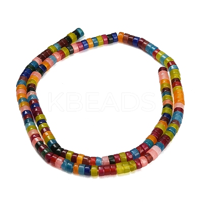 Dyed Natural White Jade Beads Strands GG-CBA47A4-B01-2X4MM-1