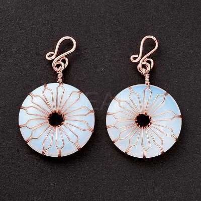 Natural & Synthetic Gemstone Big Pendants G-P459-01G-1