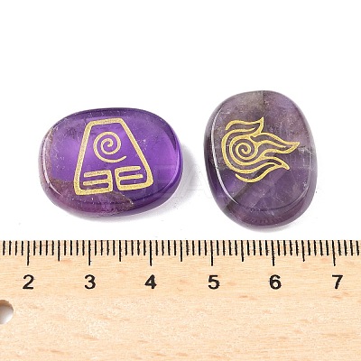4Pcs 4 Styles Natural Amethyst Display Decorations G-F786-02B-01-1