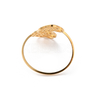 304 Stainless Steel Open Rings for Women RJEW-S240-02G-1