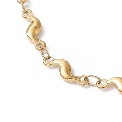 304 Stainless Steel Bar Link Chains Bracelets BJEW-JB11496-01-1