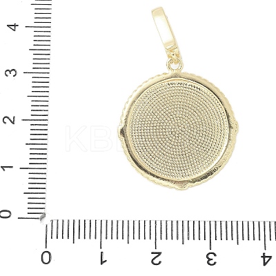 Brass Enamel Pendants KK-F886-01G-02-1