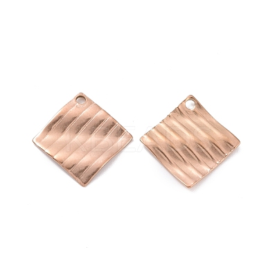 Ion Plating(IP) 304 Stainless Steel Pendants STAS-E161-04RG-1