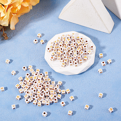 Opaque Acrylic Beads MACR-TAG0001-07M-1