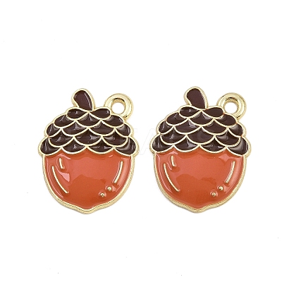 Thanksgiving Theme Alloy Enamel Pendants FIND-I065-04I-G-1