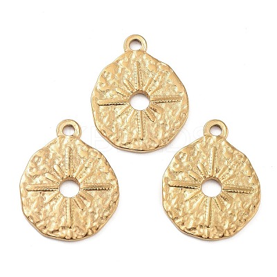 304 Stainless Steel Pendants STAS-M337-01B-G-1
