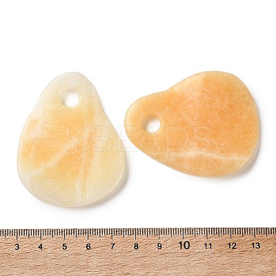 Natural Yellow Jade Big Pendants G-H338-01-1