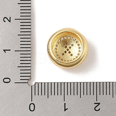 Rack Plating Brass & Cubic Zirconia Pendants KK-Z047-07G-X-RS-1