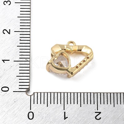 Brass Micro Pave Cubic Zirconia Pendants LS-KK-D283-27G-1