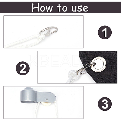 DIY Outdoor Flagpole Findings Sets AJEW-WH0188-80-1