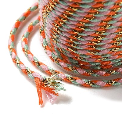 4-Ply Polycotton Cord with Metallic Thread OCOR-Z003-D98-1