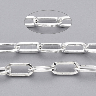 Unwelded Iron Paperclip Chains CH-S125-02F-S-1