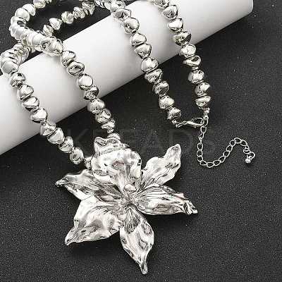 CCB Plastic Beaded Necklaces LS-NJEW-P319-01P-1