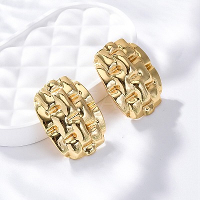 304 Stainless Steel Stud Earrings for Women LS-EJEW-L296-019G-1