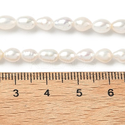 Natural Cultured Freshwater Pearl Beads Strands PEAR-C004-03-1