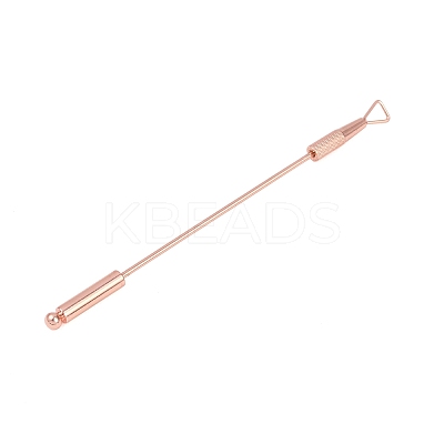201 Stainless Steel Beadable Double Head Cuticle Pusher Nail Tools LS-STAS-R161-01RG-1