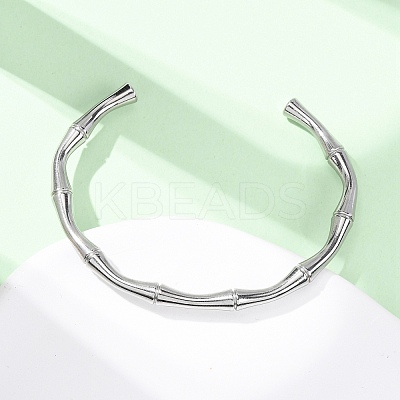 304 Stainless Steel Cuff Bangles BJEW-B150-01P-1