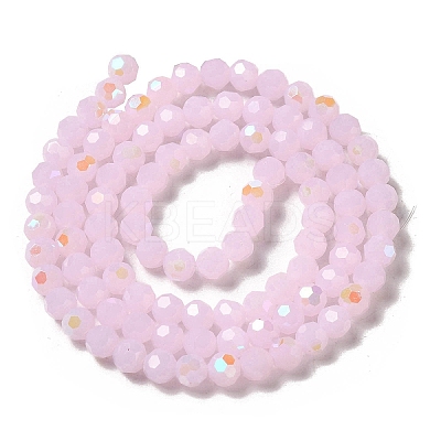 Imitation Jade Glass Beads Strands EGLA-A035-J6mm-L02-1