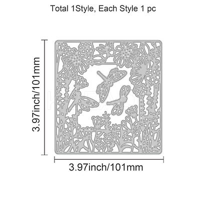 Carbon Steel Cutting Dies Stencils DIY-WH0263-0038-1