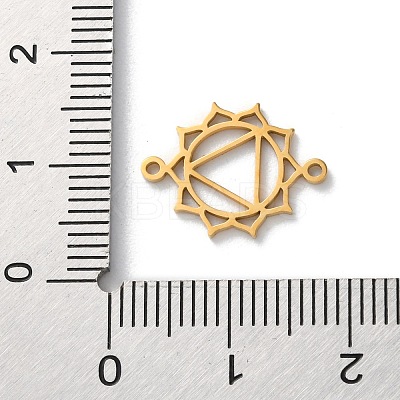 304 Stainless Steel Hollow Chakra Links LS-STAS-S149-05D-1