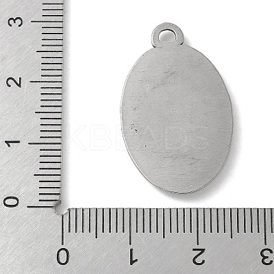 304 Stainless Steel Pendants STAS-L277-03C-P-1