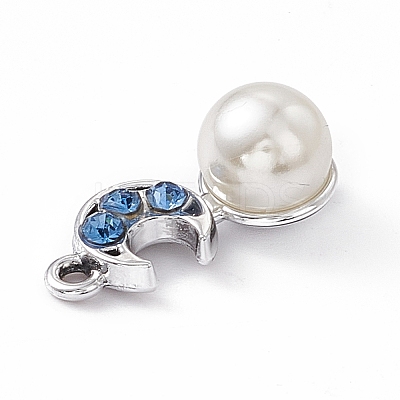 Alloy Rhinestone Pendants PALLOY-P287-18P-02-1