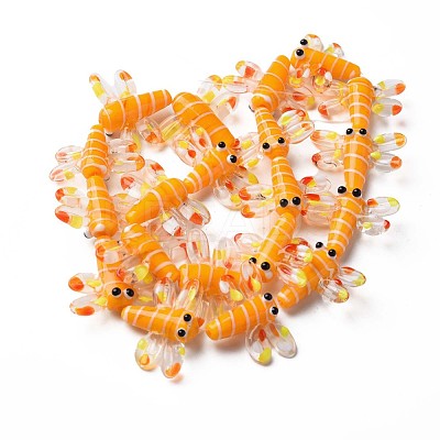 Autumn Theme Handmade Lampwork Beads Strands LAMP-T017-10-1