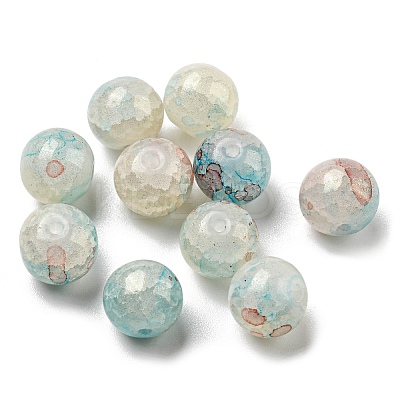Transparent Crackle Glass Beads LS-GLAA-D012-02C-1