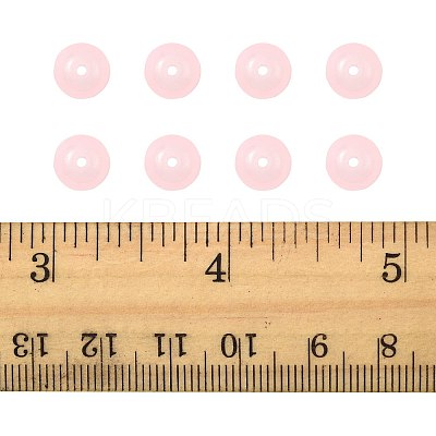 2 Strands Baking Paint Imitation Jade Glass Round Bead Strands DGLA-FS0001-20A-1