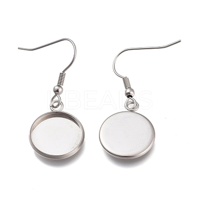 Tarnish Resistant 304 Stainless Steel Earring Hooks STAS-H114-04P-1