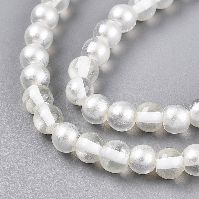 Baking Paint Transparent Glass Beads X1-DGLA-N011-6mm-01-1