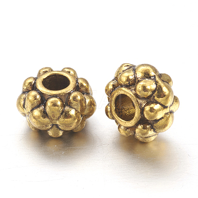 Tibetan Style Spacer Beads LS-GLF0914Y-NF-1