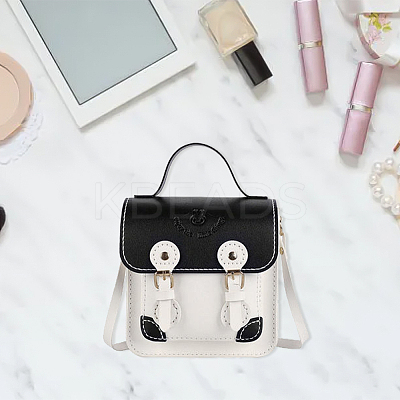 DIY PU Leather Women's Satchel Bag Kits DIY-WH0430-515B-1