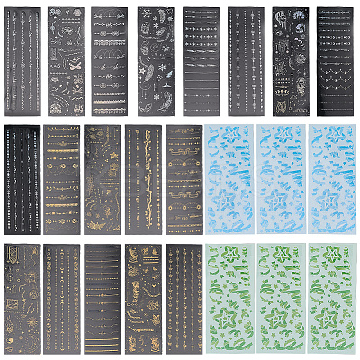 PET Waterproof Decorative Stickers DIY-CP0011-66-1