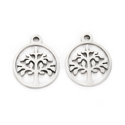 Non-Tarnish 304 Stainless Steel Charms STAS-I151-46P-1