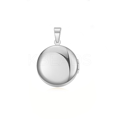 Tarnish Resistant 304 Stainless Steel Locket Pendants STAS-O103-30P-1