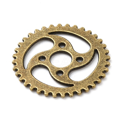 Tibetan Style Alloy Steampunk Pendants TIBEP-5459-AB-LF-1