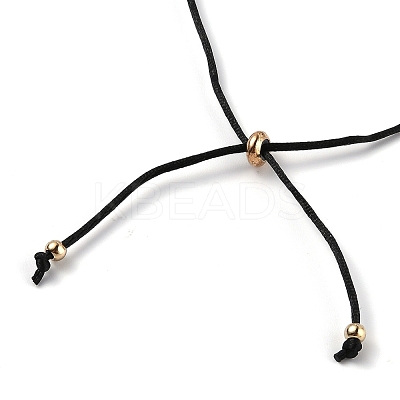 Adjustable Polyester Cord Slider Bracelets BJEW-H540-A02-G-1
