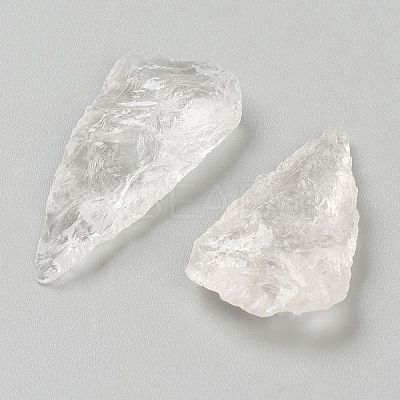 Rough Raw Natural Quartz Crystal Beads G-H254-02-1