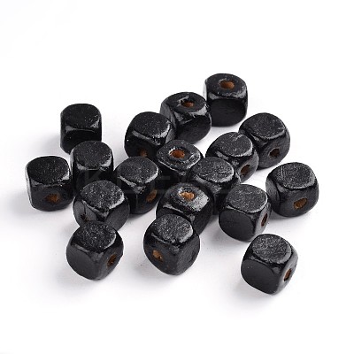 Dyed Natural Wood Beads WOOD-S617-10-LF-1