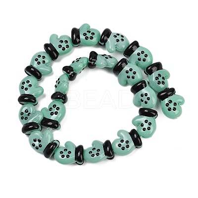 Baking Paint Glass Enamel Beads LAMP-R004-07B-1