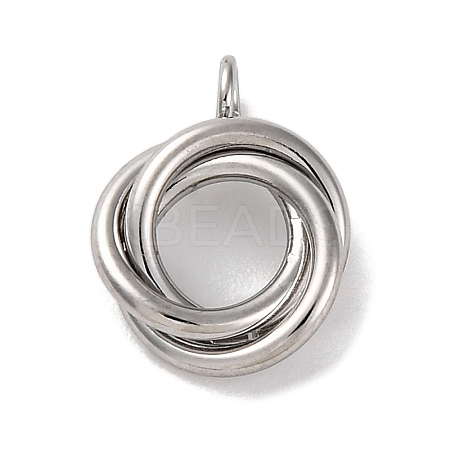 Ion Plating(IP) Brass Pendants KK-U042-09P-1