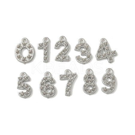 10Pcs 304 Stainless Steel Pendant Rhinestones Settings STAS-Z144-01P-1