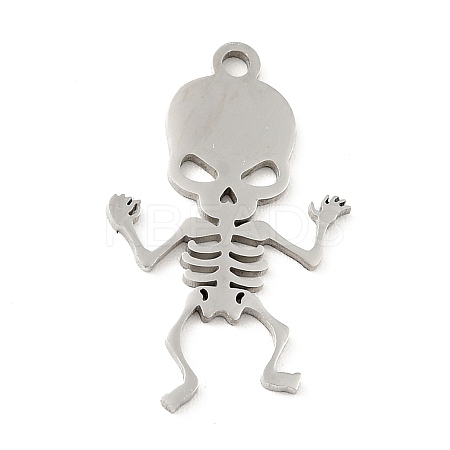 Non-Tarnish 201 Stainless Steel Pendants LS-STAS-E015-20P-1