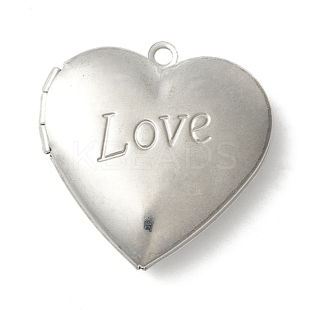 Tarnish Resistant 304 Stainless Steel Diffuser Locket Pendants LS-STAS-K002-06P-1