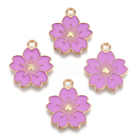 Alloy Enamel Pendants X-ENAM-S121-115H-1