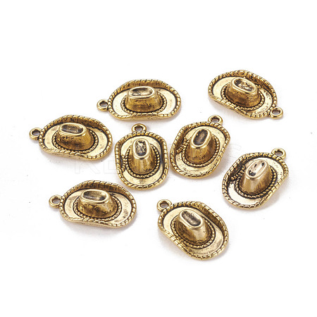 Tibetan Style Alloy Pendants TIBEP-4422-AG-NR-1