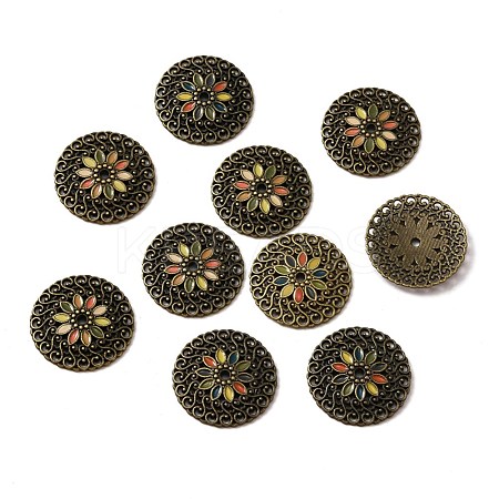 Alloy Enamel Pendants ENAM-WH0054-45-1