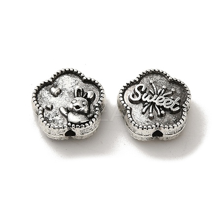 Tibetan Style Alloy Beads PALLOY-P302-12C-AS-1
